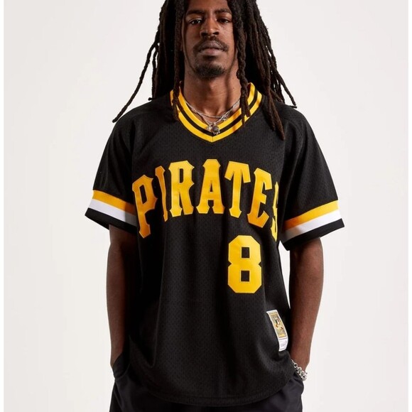 Pirates Black and Yellow Men's Jersey 56 3XL - Picture 1 of 13